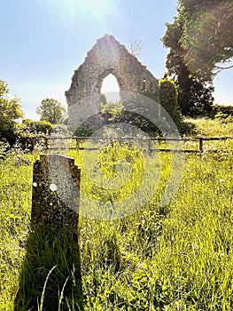 Kildare Abbey, The Grey Abbey, county Kildare, Ireland