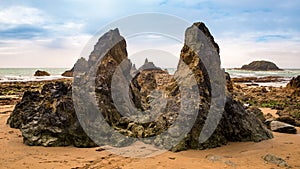 Kilfarrasy Beach Copper Coast Ireland Waterford long exposure seascape clouds