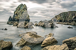 Kilfarrasy Beach Copper Coast Ireland Waterford long exposure seascape clouds