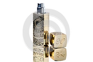 Kilian Pure Oud Gold travel set isolated on white