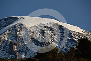 Kilimanjaro with fresh snow