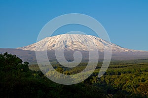 Kilimanjaro mountain in Tanzania