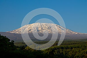 Kilimanjaro mountain in Tanzania, Africa