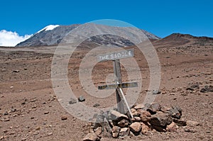 Kilimanjaro, Saddle