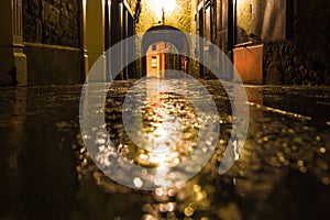Kilkenny Ireland Rainy Alley