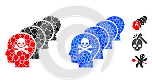 Kill All Humans Composition Icon of Circles