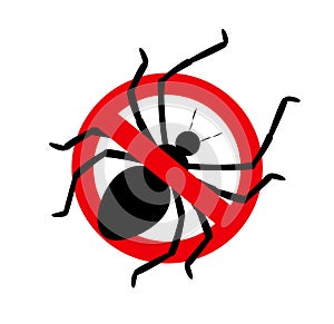 Kill Poisonous Spiders Vector Sign