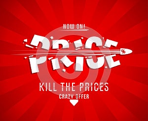 Kill the prices design photo