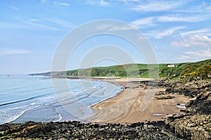 Killantringan Bay in Dumfries and Galloway