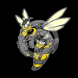 killer bee illustration