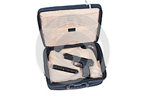 Killer case - handgun with silencer photo