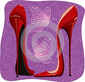 Killing high heels red shoes photo