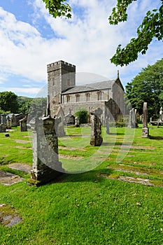 Kilmartin Church and Graveyard in Scotland.