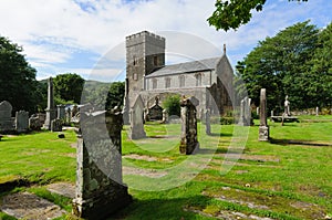 Kilmartin Church and Graveyard in Scotland.