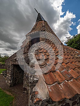 Kiln House at Preston Mill in East Lothian, Scotland