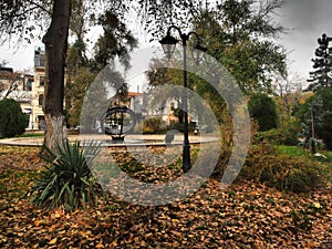 Kilometre Zero monument was builded on the place from where since the beginning of the last century all distances from Bucharest