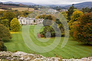 Kilruddery House & gardens. Panorama. Ireland