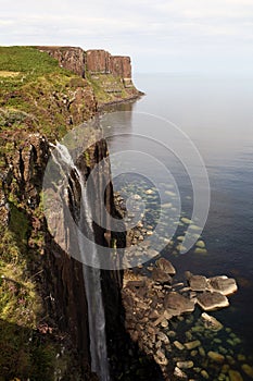 Kilt rock waterfall