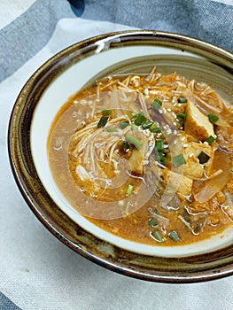 Kim chi soup Korean food