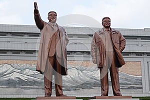 Kim Il Sung & Kim Jong Il photo