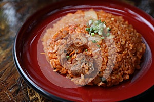 Kimchi fried rice korean food