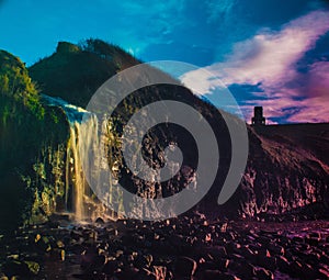 Kimmeridge Bay Waterfall