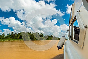 On the Kinabatangan in Borneo