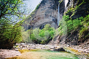 Kinchkha Waterfall near Kutaisi, Georgia