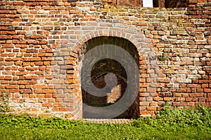 A kind of doorway at the ruin castle Teylingen Sassenheim