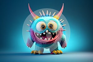 kind monster, AI generated