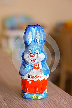 Kinder chocolate rabbit