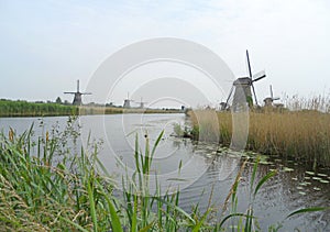 Kinderdijk Historic Dutch Windmill Complex in Molenwaard