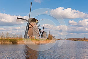 Kinderdijk Windmille in Holland photo