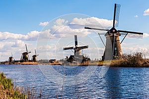 Kinderdijk Windmille in Holland photo