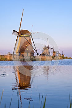 The Kinderdjik Windmills, a UNESCO World Heritage Site