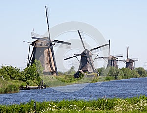 Kinderdyk windmills Holland
