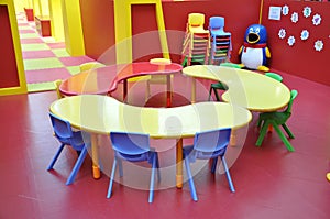 Kindergarten Childrens Play Area Table