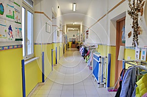 Kindergarten corridor