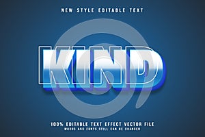 Kind emboss editable text effect emboss modern style