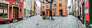 Kindstugatan square, Stadsholmen island, Gamla Stan district, Stockholm, Sweden