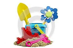 Kinetic Sand With Child Toys For Indoor Children Creativity Game photo