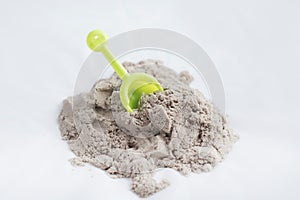 Kinetic sand and toys