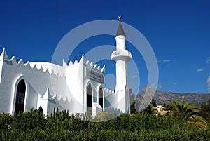 King Abdul Aziz Al Saud Mosque, Marbella, Spain.