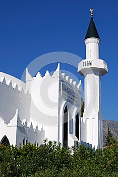 King Abdul Aziz Al Saud Mosque, Marbella, Spain.