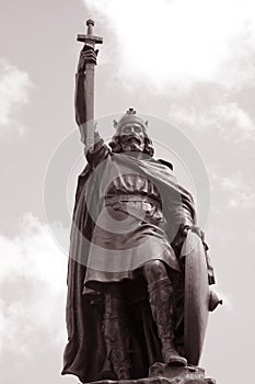 King Alfred Statue, Winchester, England