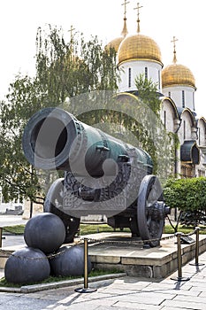 King Cannon (Tsar Pushka) in Moscow Kremlin, Russia photo
