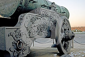 King Cannon Tsar Pushka shown in Moscow Kremlin