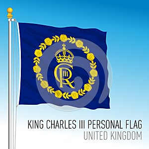 King Charles third personal flag, United kingdom