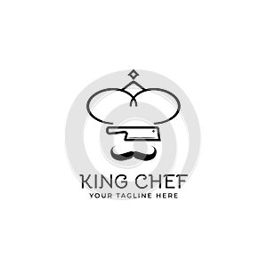 king chef logo, restaurant