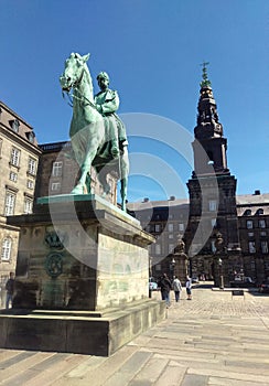 King Christian IX Monument in Copenhagen